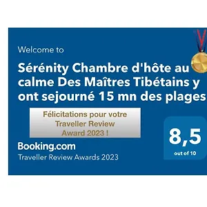  Séjour chez l'habitant Sérénity Chambre D'hôte Au Calme Des Maîtres Tibétains Y Ont Sejourné 15 Mn Des Plages
